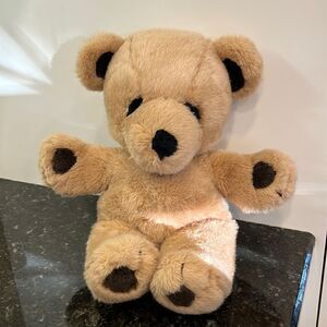 Vintage Gund Bear Plush Stitch 16" ECU Brown Beige Black Nose 1979